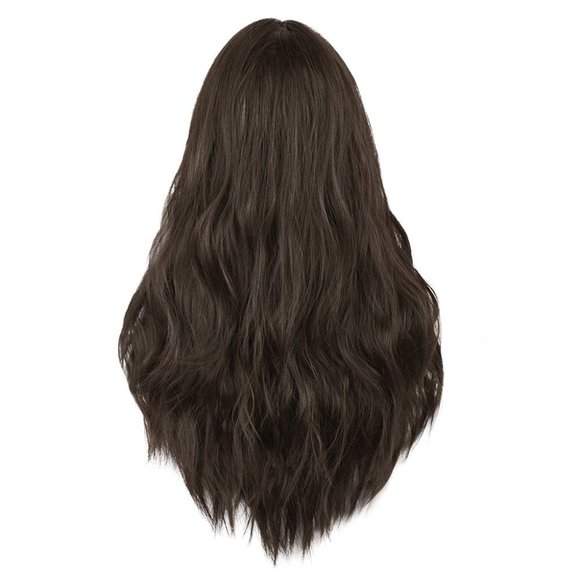 Long Wavy Synthetic Wigs Middle Part Natural - Picture 3 of 7